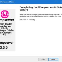 نصب WampServer را تکمیل کنید